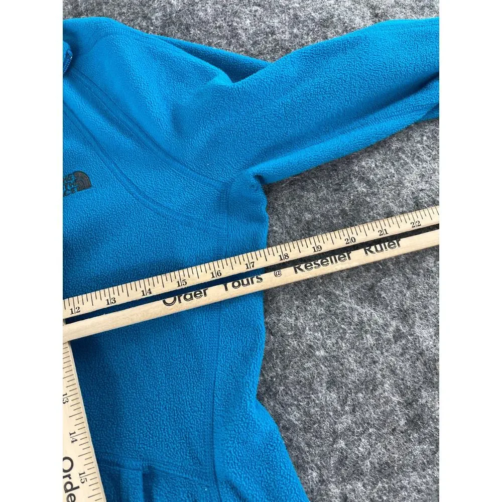 THE NORTH FACE Sweater Women Medium Blue Fleece Full Zip Jacket Lightweight N54
